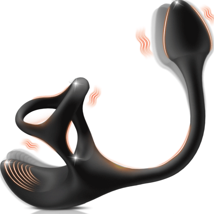 Zenith - Anal Plug kugelförmiger Vibrationsstimulator mit Penisringe