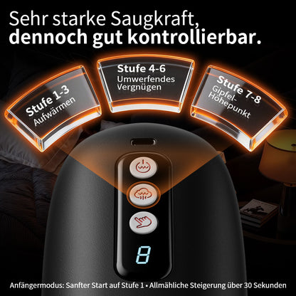 Sophia – Starke Saugkraft Bestes Preis-Leistungs-Verhältnis Kristallklare Größenangabe Automatischer Masturbator