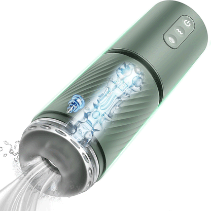 Abyss - 10 Saug- & 10 Vibrations-Vakuum-Penis-Pumpe Vergrößerungspumpe männlicher Masturbator