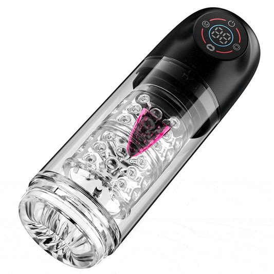 Poseidon-Bath Masturbator 3-in-1 7 Saugens + 7 Drehungens Der König der Wassermasturbation
