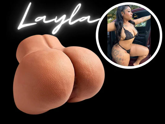 Maya - Realistischer Doppelkanal-Masturbator – Verführerische braune Schönheit mit weicher,Großer Arsch Sex Puppen