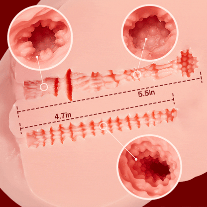 5.5KG 3D Realistischer Masturbator Pussy