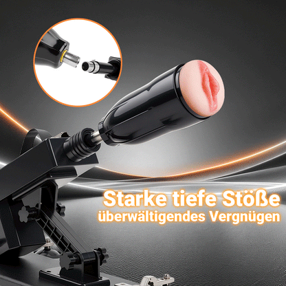DualStorm – Automatischer Stoß-Masturbator mit doppeltem Eingang für Männer für ein realistisches Erlebnis