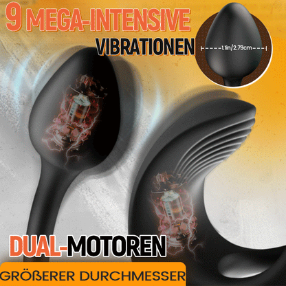 Zenith - Anal Plug kugelförmiger Vibrationsstimulator mit Penisringe