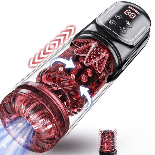 Cinder – Stoßender, rotierender, saugender, vibrierender, leckender Blowjob-Stroker