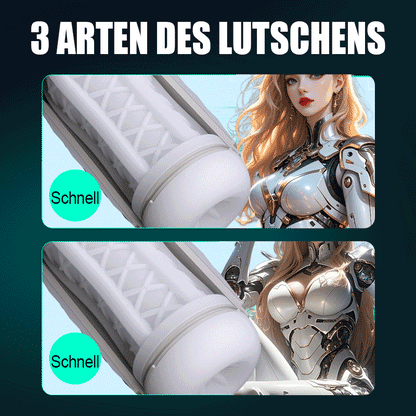 【Freies Gleitmittel】NOVA-Mechanischer Mate 3 Saugen 4 Vibrieren APP-gesteuert Männlicher Masturbator