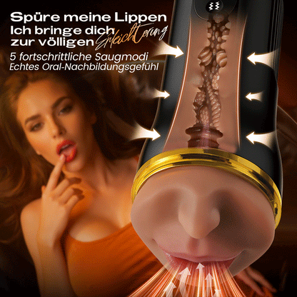 【10 $ Rabatt – Nur 3 Tage!】Bestvibe Pro – 3 austauschbare Sleeves, drei einzigartige Lust-Erlebnisse, 5 Saugstufen & 10 Vibrationsmodi
