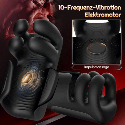 Automatischer 10 Finger Pinchin & Tapping für Massage Therapie Penis Vibrator