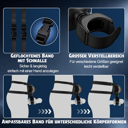 【Blitzangebot: 30 % RABATT】Hazel - Tragbarer Masturbator für Männer 3-in-1 mit 9-facher Stoß-, Rotations- und Vibrationsfunktion Silikonhülle