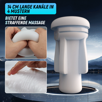 Tiden-Automatische Schmierung 8 Push 8 Suck Handheld Male Masturbator