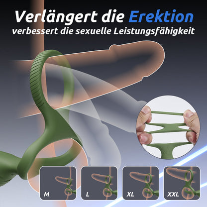 【Pro-Safety-Silikon-Serie】Vibrierender Prostata-Massager für Paare und Gay-Vergnügen