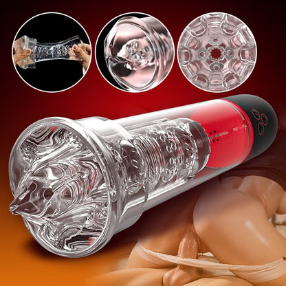 2 IN1 9 Vibration 3 Saugmodi Penispumpe S-HANDE