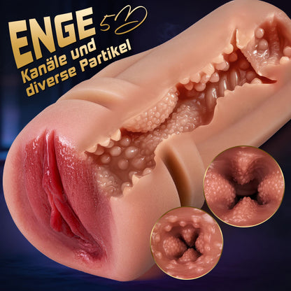 Captain - Realistische Saug- & Vibrationsfunktion, enges Gefühl, verschiedene Empfindungen, automatischer Masturbator für Männer