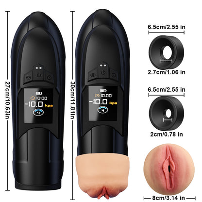 Ravish - Fleischähnliche Hülle mit langanhaltender Saugkraft, klarer Anleitung, automatischer männlicher Masturbator