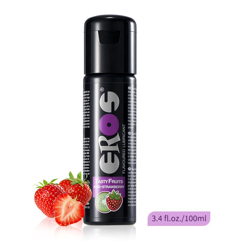 Eros fruchtiges Gleitgel auf Wasserbasis in vier Geschmacksrichtungen erhältlich 100 ml